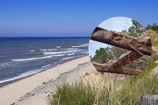 Tajemnicze tory odkryte na plaży nad Bałtykiem! Turyści przecierali oczy ze zdumienia