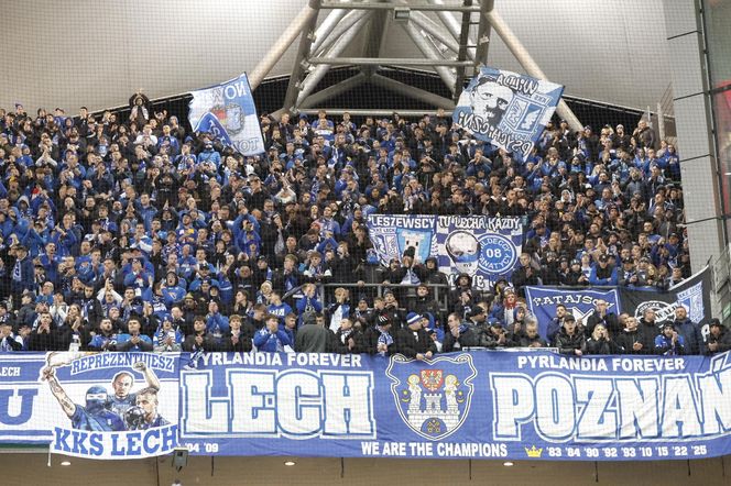 Legia Warszawa - Lech Poznań: Zdjęcia kibiców z klasyku i 13. kolejki PKO BP Ekstraklasy