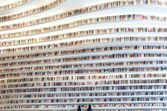 Biblioteka przy Centrum Kulturalnym Binhai w Tianjin, Chiny