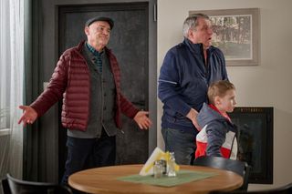 Na Wspólnej odc. 4061: Roman (Waldemar Obłoza), Marek (Grzegorz Gzyl), Szymek (Ksawery Kamiński)