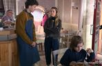 Na Wspólnej odc. 4010. Kasia (Julia Chatys), Leon Juszczyk (Borys Otawa)