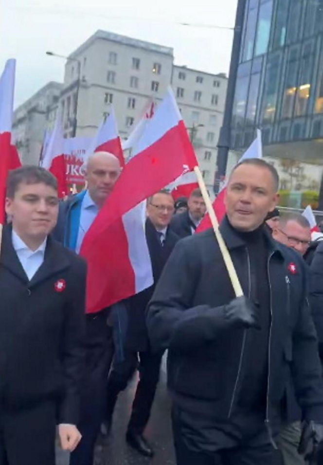 Karol Nawrocki na Marszu 2025