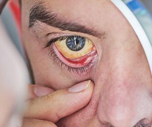 Lekarz wskazuje pierwsze objawy raka trzustki. Zauważysz je w... oczach 