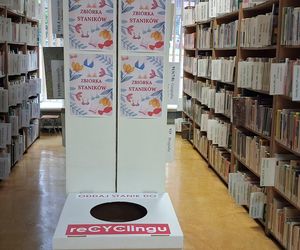 W Mysłowicach można oddać stary biustonosz do reCYClingu i w ten sposób wesprzeć kampanię Dotykam-wygrywam