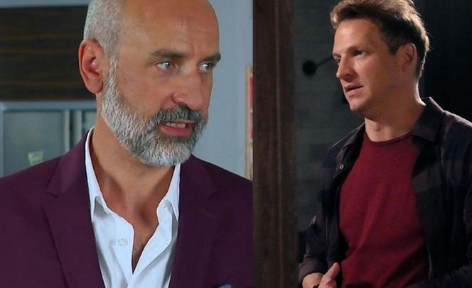 Barwy szczęścia, odcinek 3134. Kornel (Jakub Bohosiewicz), Łukasz (Michał Rolnicki)