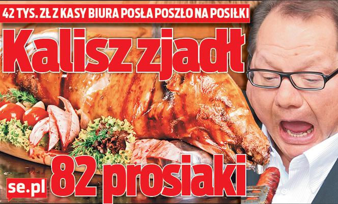 Kalisz zjadł 82 prosiaki