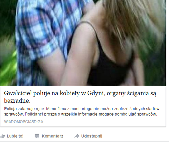 W Gdyni grasuje gwałciciel, już trzy kobiety zostały zaatakowane - tak bulwersujący w swej treści artykuł aż się prosi, by go kliknąć.
