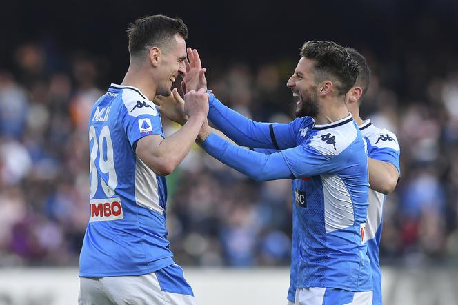 SSC Napoli - Inter Mediolan: Piotr Zieliński i Arkadiusz Milik w finale
