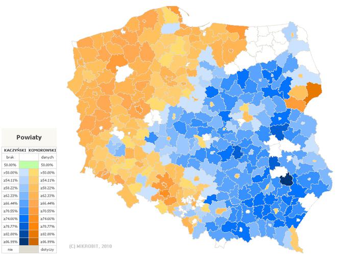 Wybory - powiaty