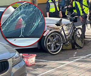 Śmiertelne potrącenie rowerzysty w Sochaczewie. Wjechał prosto pod samochód