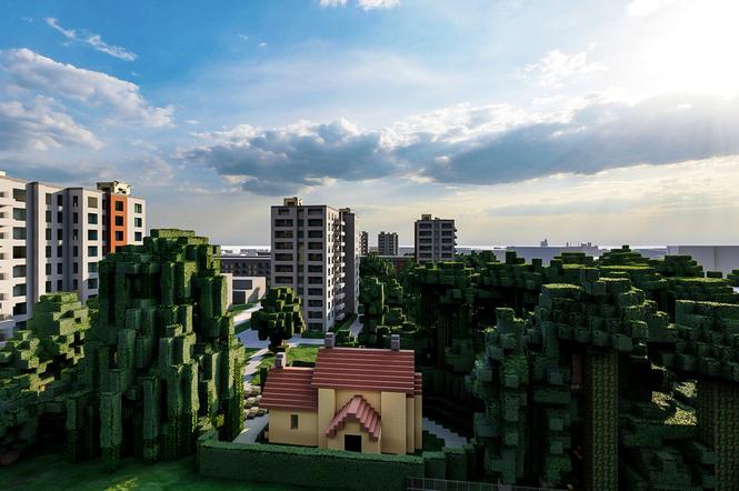 Studenci Politechniki Krakowskiej przenieśli Osiedle Podwawelskie do gry Minecraft