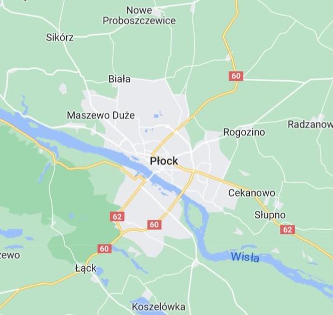 3. miejsce: Płock - 88 km² powierzchni 