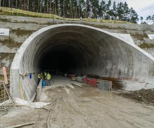 Postęp prac drpogowych na budowie obejścia Węgierskiej Górki