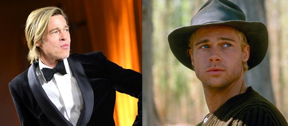 Brad Pitt kiedyś i dziś