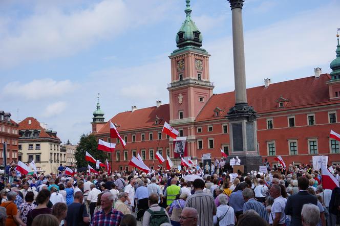 Protest katechetów w Warszawie 21.08.2024