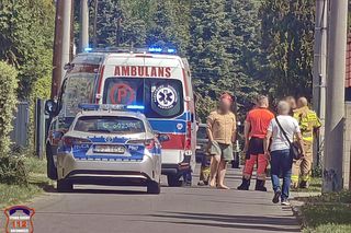 Mężczyzna wypadł z balkonu w Tychach