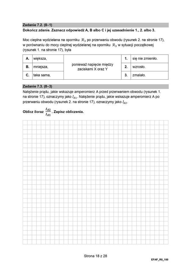 Matura 2024 fizyka rozszerzona - arkusze CKE formuła 2015  