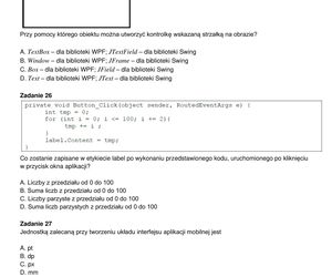 Egzamin zawodowy informatyk - przykładowe zadania. Nazwa kwalifikacji: Projektowanie, programowanie i testowanie aplikacji