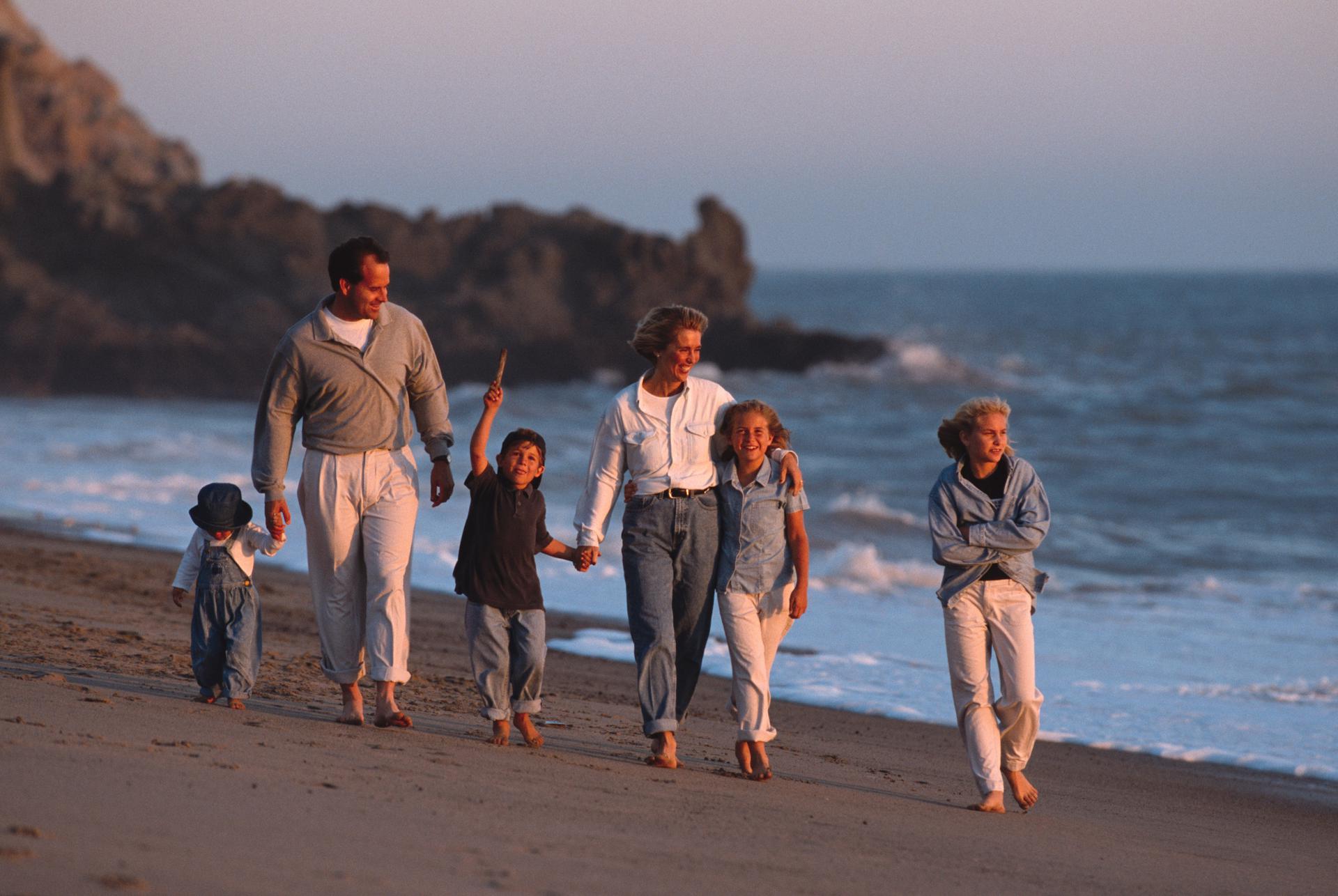 Family walk.