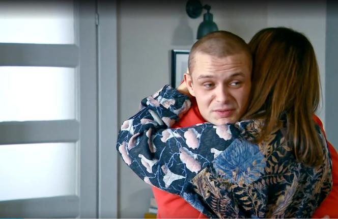 Barwy szczęścia, odc. 2275. Hubert (Marek Molak), Klara (Olga Jankowska)