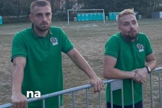 Zniszczona murawa na stadionie w Skarżysku