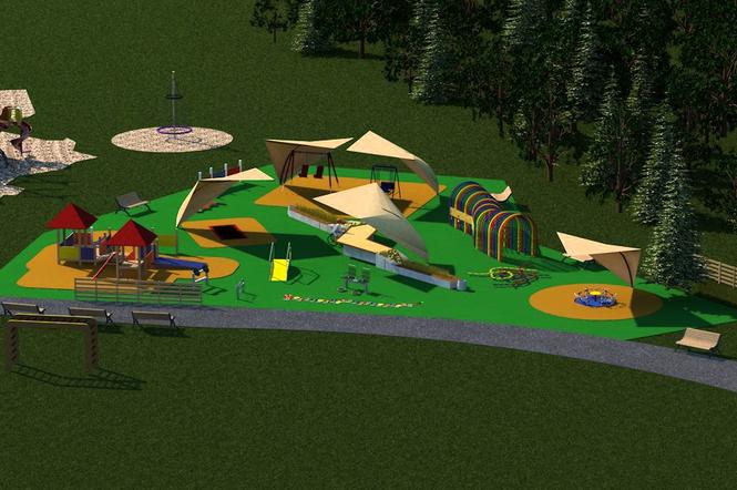 Będą huśtawki, piaskownica i trampolina! Na Lisiej Górze  powstanie integracyjny plac zabaw!