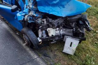 Czołowe zderzenie dwóch osobówek w Dobrzejewicach pod Toruniem! Nie żyje 69-letnia kobieta