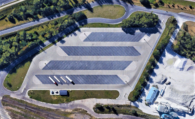 Szczecin w szczególe według Google Earth