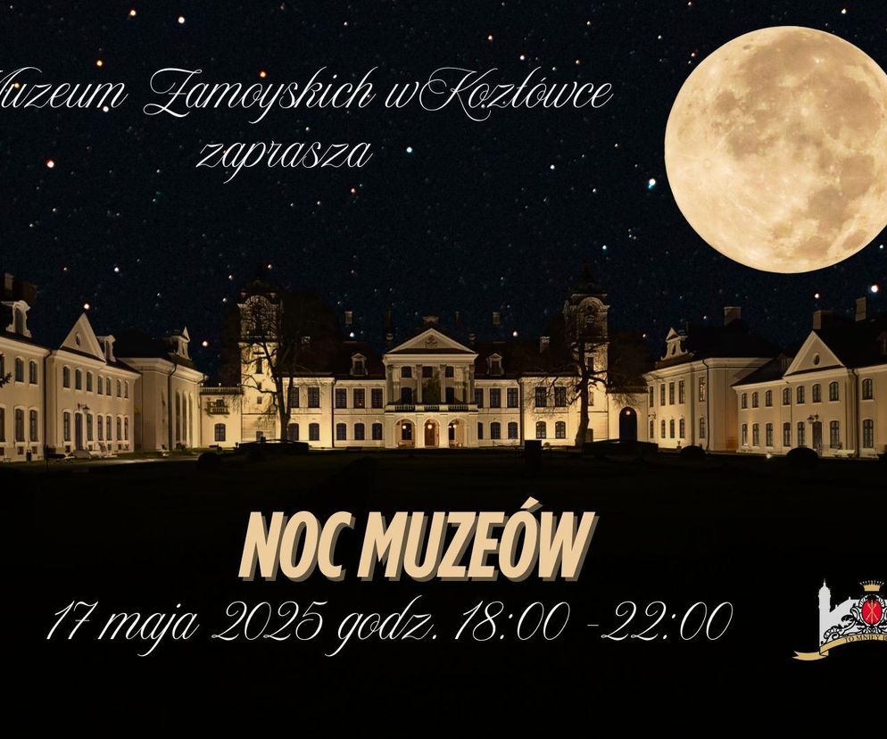 Noc Muzeów w Muzeum Zamoyskich - palakat wydarzenia