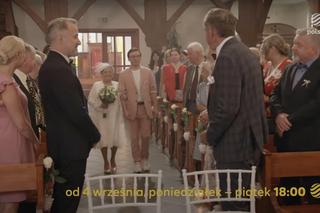 Pierwsza miłość po wakacjach. ślub Celiny (Grażyna Zielińska) i Romana (Lech Dyblik)