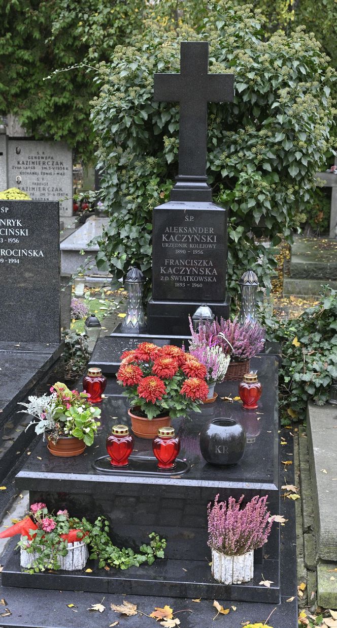 Grób rodziców Jarosława  Kaczyńskiego