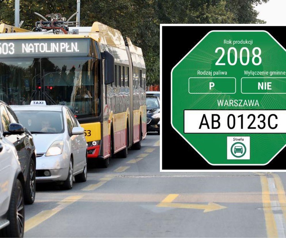 Nowa naklejka jest związana z wprowadzeniem stref czystego transportu 