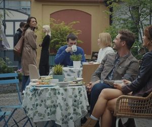 M jak miłość, odcinek 1880: Kama (Michalina Sosna), Marcin (Mikołaj Roznerski), Jakub Karski (Krzysztof Kwiatkowski), Martyna (Magdalena Turczeniewicz)