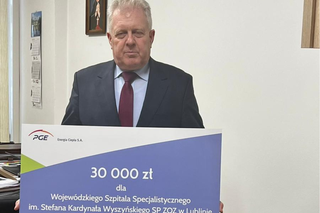 Lubelski szpital dostał kilkadziesiąt tysięcy złotych. To bardzo ciepłe pieniądze