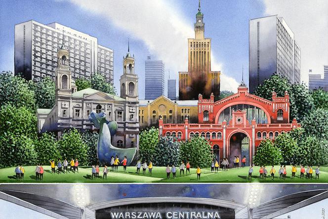 Warszawa na wyjątkowych pracach Tytusa Brzozowskiego