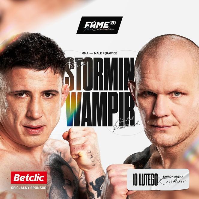 Karta walk Fame MMA 20 - Norman Parke - Michał Wampir Pasternak