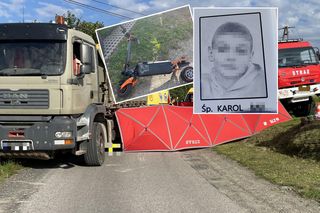 Karolek wjechał pod ciężarówkę. Miał tylko 11 lat