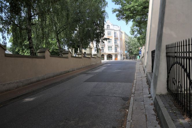 Ul. Podwale w Lublinie przed remontem