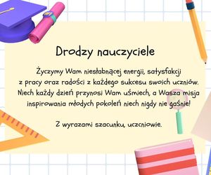 Mądre życzenia na Dzień Nauczyciela - darmowe kartki