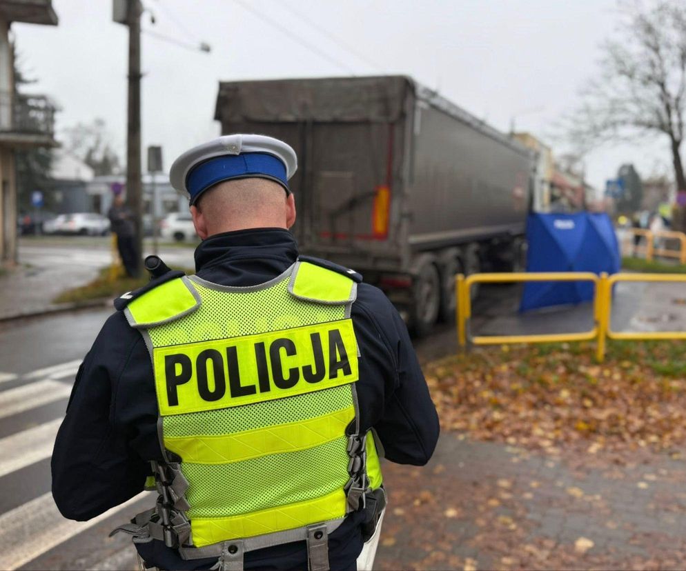 Tragedia w Morągu. Kierowca ciężarówki potrącił pieszą. Kobieta nie żyje