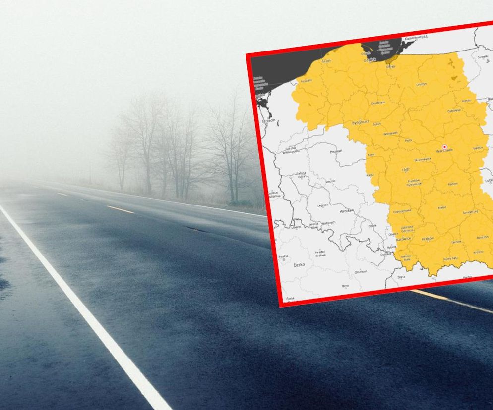 Gęste mgły w regionie łódzkim