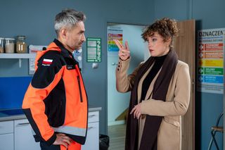 Na sygnale, odc. 665. Wanda (Anna Lemieszek), Benio (Hubert Jarczak)