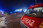 Pożar domu przyjęć w Mszanie