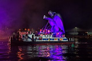 Małopolskie Królewskie Widowisko na Wiśle w ramach 24. Parady Smoków