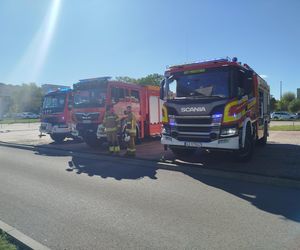 Powiatowe ćwiczenia strażackie w szpitalu wojewódzkim w Siedlcach