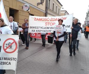 Nie dla CPK protest w Zamościu