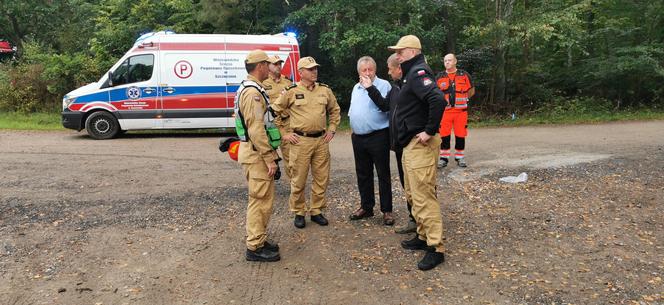 Wypadek w pobliżu Konotopu  - autobus z tirem 