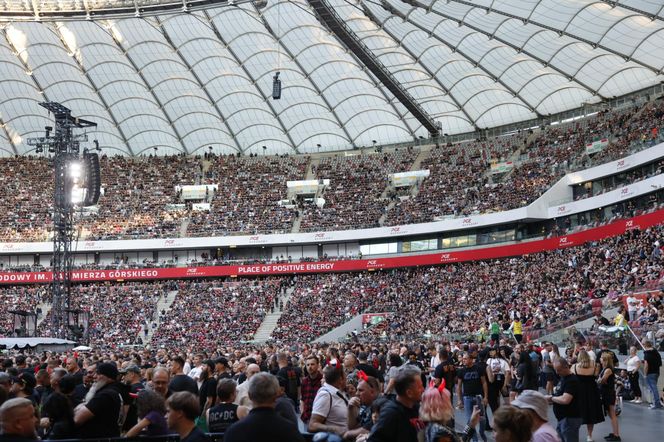 Koncert AC/DC w Warszawie (4.07.2025) - część druga. Organizatorem koncertu jest Live Nation