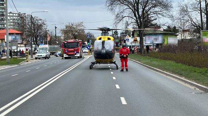 Samochód potrącił dziecko w Pruszkowie. 7-latka nieprzytomna, lądował śmigłowiec