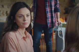 M jak miłość, odcinek 1838. Kasia (Paulina Lasota), Krzysiek (Adrian Brząkała), Justyna (Magdalena Wieczorek)